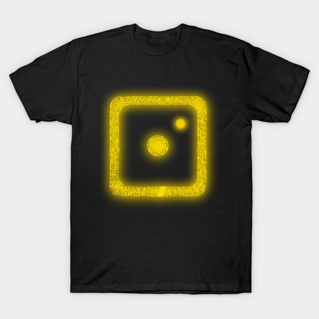 Gold instagram T-Shirt by AnDan